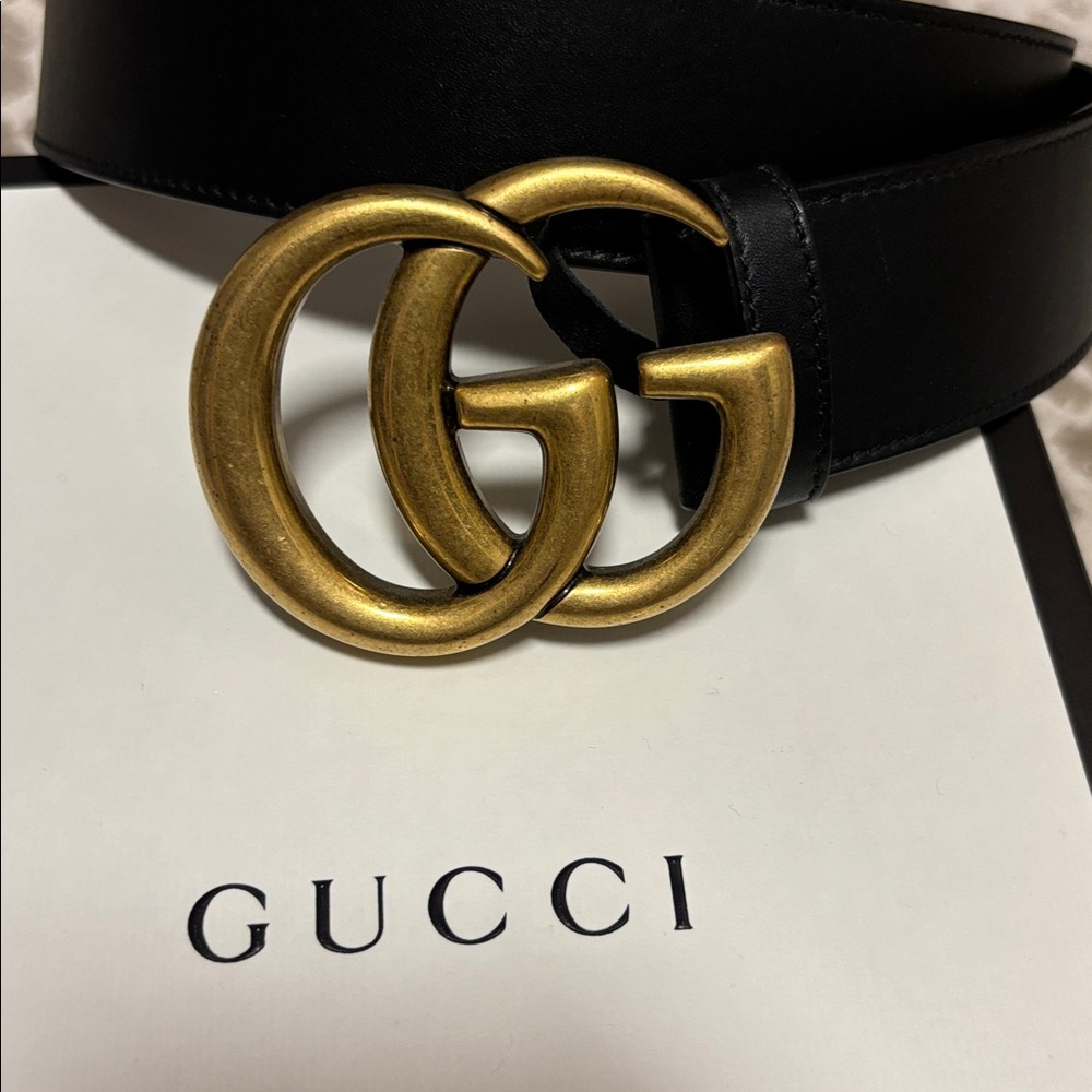 Gucci woman belt .40 GG marmont - Picture 3 of 7
